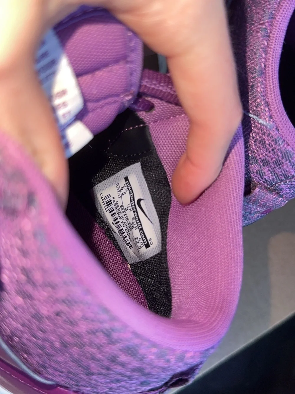 Nike Dunk Sky Hi Magenta/Purple High-Top Sneakers